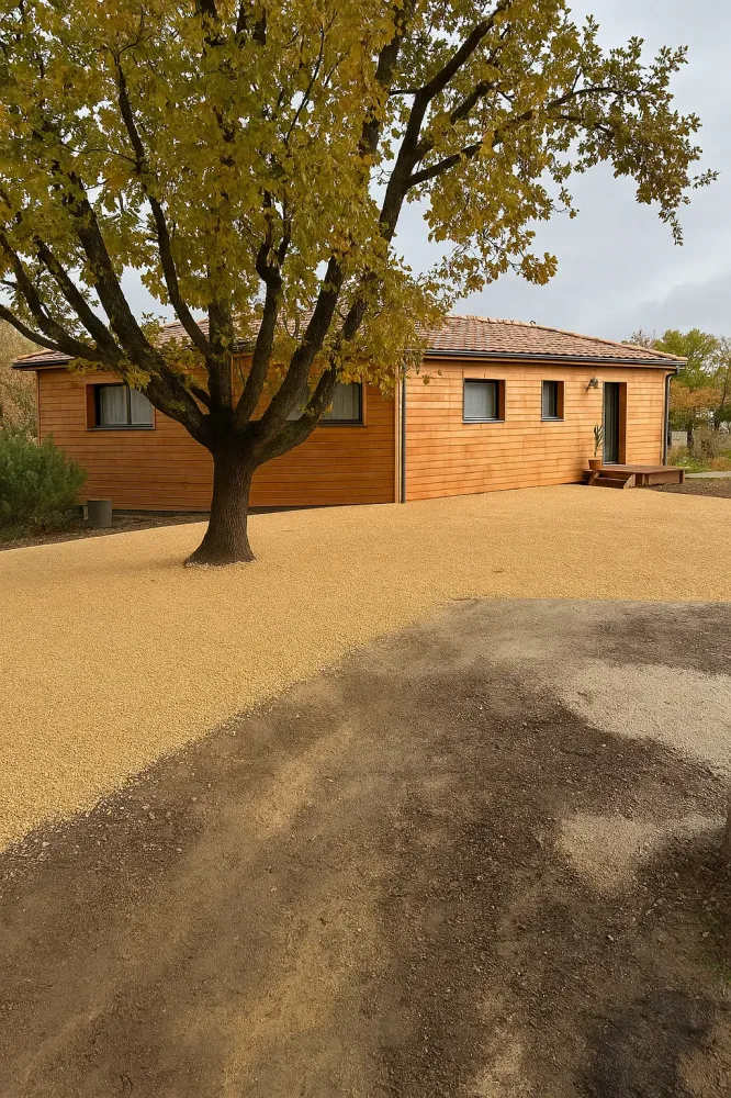 Apres enrobage maison